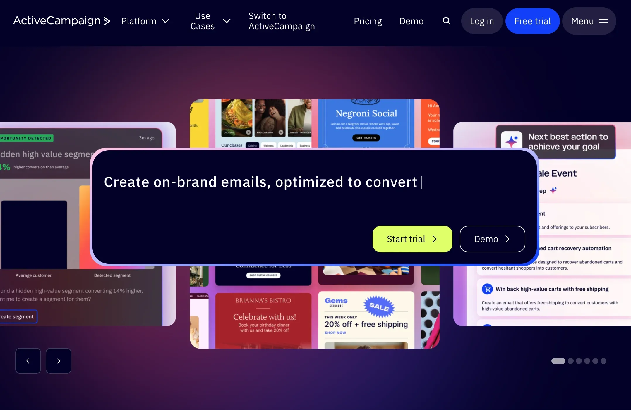 ActiveCampaign banner