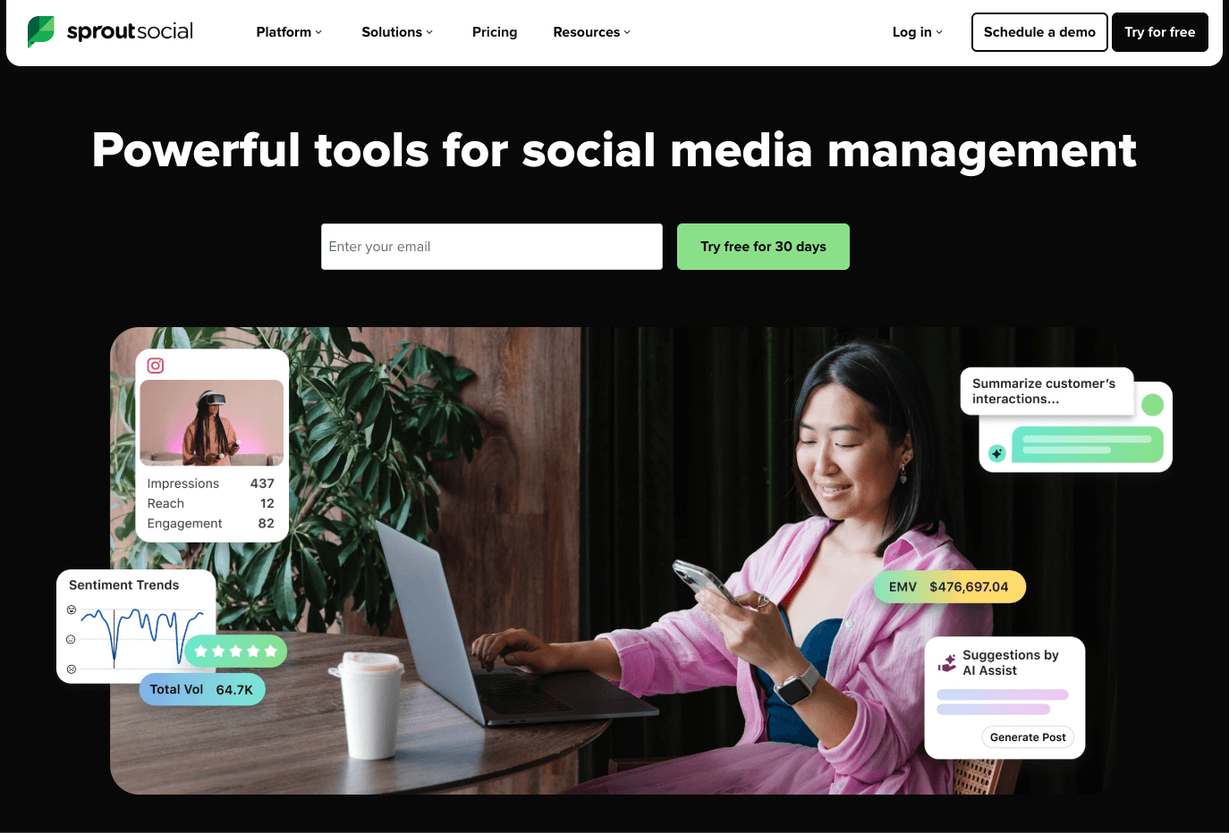 Sprout Social banner