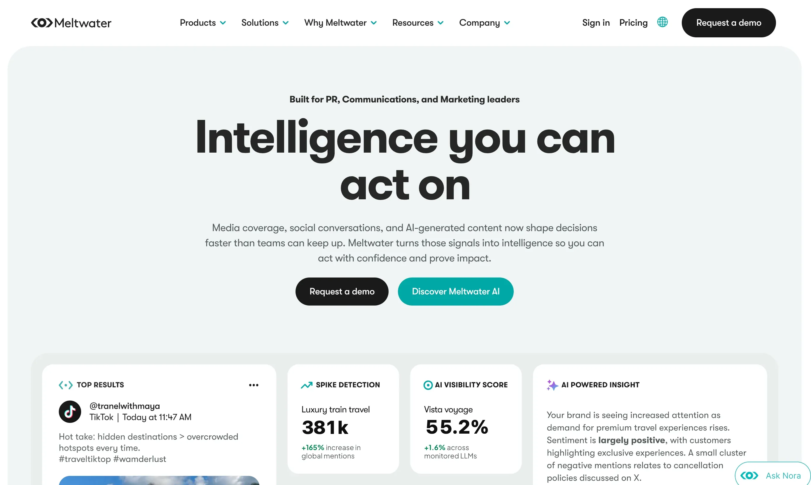 Meltwater banner